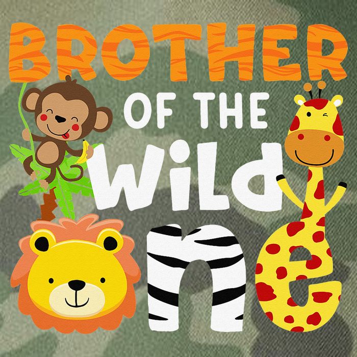 Brother of the Wild One Zoo Theme Bday Safari Jungle Animals Legacy Tie Dye Trucker Hat