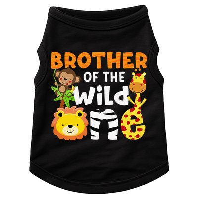 Brother of the Wild One Zoo Theme Bday Safari Jungle Animals Doggie Tank