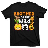 Brother of the Wild One Zoo Theme Bday Safari Jungle Animals T-Shirt