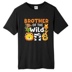 Brother of the Wild One Zoo Theme Bday Safari Jungle Animals Tall Fusion ChromaSoft Performance T-Shirt