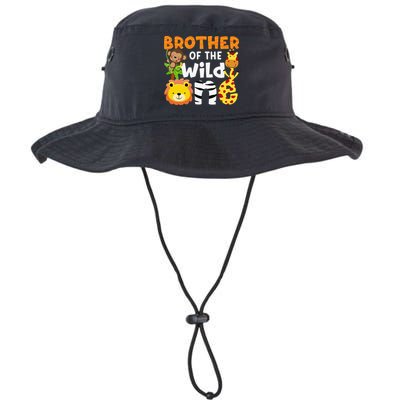 Brother of the Wild One Zoo Theme Bday Safari Jungle Animals Bucket Hat