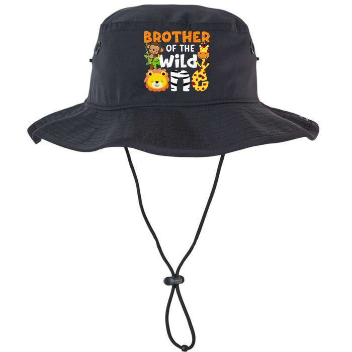 Brother of the Wild One Zoo Theme Bday Safari Jungle Animals Bucket Hat