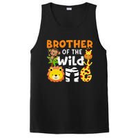 Brother of the Wild One Zoo Theme Bday Safari Jungle Animals PosiCharge Competitor Tank