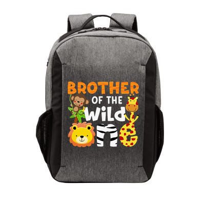 Brother of the Wild One Zoo Theme Bday Safari Jungle Animals Vector Backpack