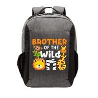 Brother of the Wild One Zoo Theme Bday Safari Jungle Animals Vector Backpack