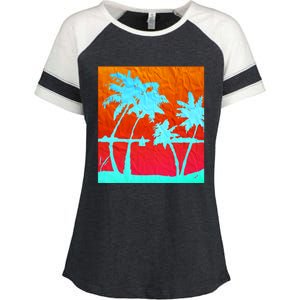 Bring On The Sunshine Cool Gift Enza Ladies Jersey Colorblock Tee