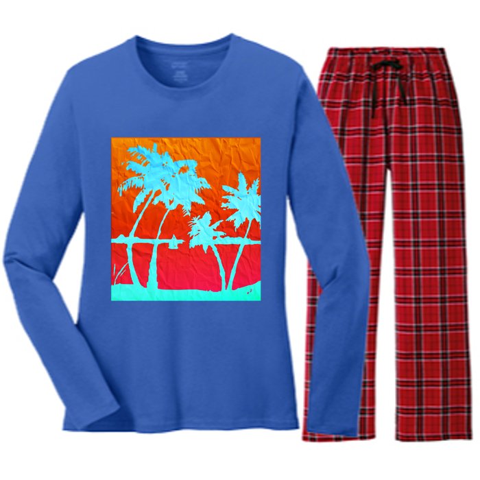 Bring On The Sunshine Cool Gift Women's Long Sleeve Flannel Pajama Set 