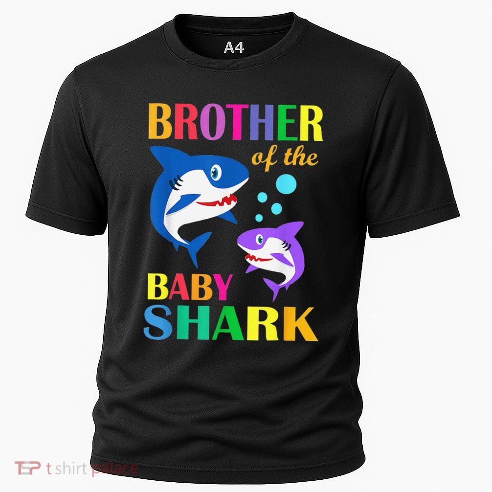 Brother Of The Baby Birthday Shark Brother Shark Christmas Performance Shirt