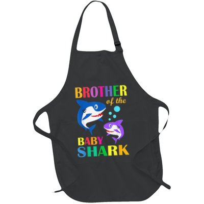 Brother Of The Baby Birthday Shark Brother Shark Christmas Apron