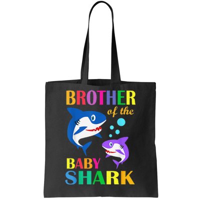 Brother Of The Baby Birthday Shark Brother Shark Christmas Tote Bag