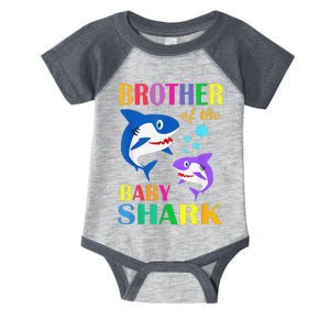 Brother Of The Baby Birthday Shark Brother Shark Christmas Infant Baby Jersey Bodysuit