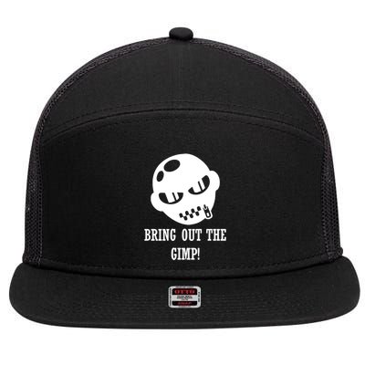 Bring Out The Gimp 7 Panel Mesh Trucker Snapback Hat