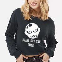 Bring Out The Gimp Cropped Pullover Crew