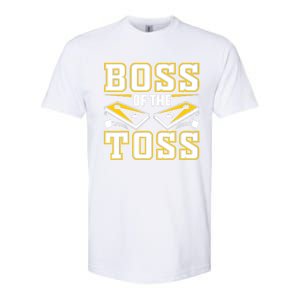 Boss Of The Toss Cornhole Funny Softstyle CVC T-Shirt