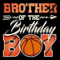 Brother Of The Birthday Basketball Funny Premium T-Shirt