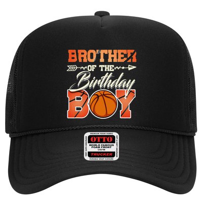 Brother Of The Birthday Basketball Funny Trucker Hat