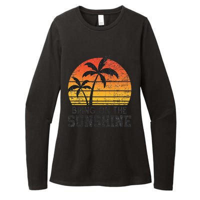 Bring On The Sunshine Summertime Summer Season Summer Vibes Womens CVC Long Sleeve Shirt