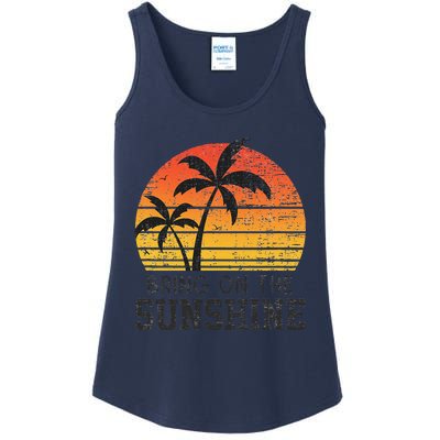 Bring On The Sunshine Summertime Summer Season Summer Vibes Ladies Essential Tank