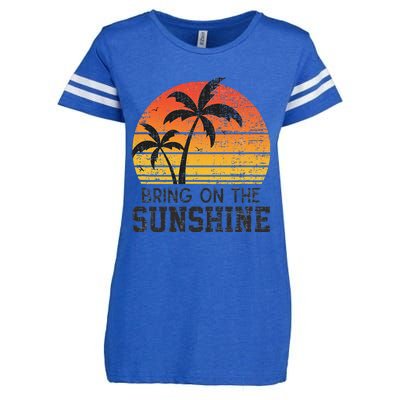 Bring On The Sunshine Summertime Summer Season Summer Vibes Enza Ladies Jersey Football T-Shirt