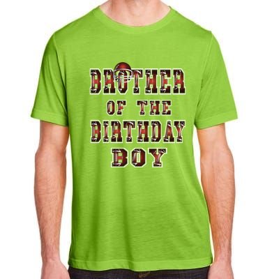 Brother Of The Birthday American Football Party Gift Adult ChromaSoft Performance T-Shirt