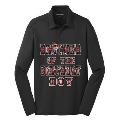 Brother Of The Birthday American Football Party Gift Silk Touch Performance Long Sleeve Polo