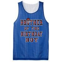 Brother Of The Birthday American Football Party Gift Mesh Reversible Basketball Jersey Tank