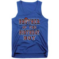 Brother Of The Birthday American Football Party Gift Tank Top