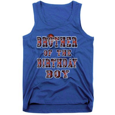 Brother Of The Birthday American Football Party Gift Tank Top