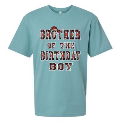 Brother Of The Birthday American Football Party Gift Sueded Cloud Jersey T-Shirt