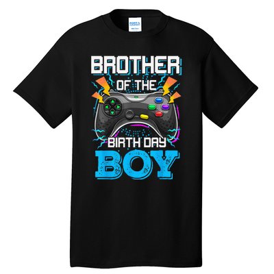 Brother Of The Birthday Happy Birthday Video Game Tall T-Shirt