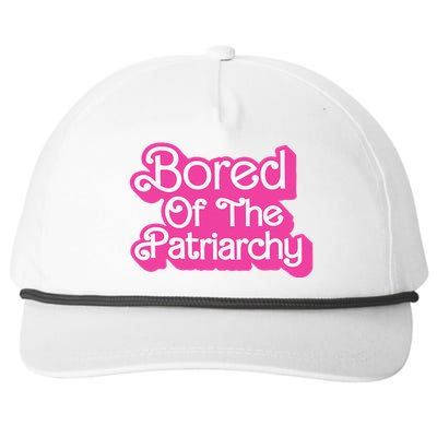 Bored Of The Patriarchy Snapback Five-Panel Rope Hat