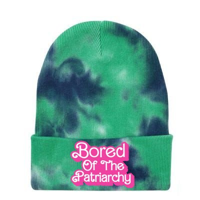 Bored Of The Patriarchy Tie Dye 12in Knit Beanie