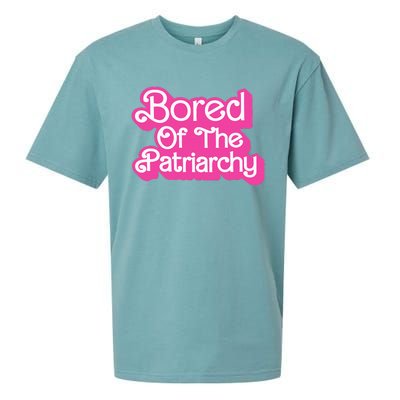 Bored Of The Patriarchy Sueded Cloud Jersey T-Shirt