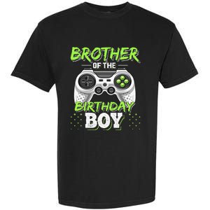 Brother of the Birthday Matching Video Game Birthday Garment-Dyed Heavyweight T-Shirt