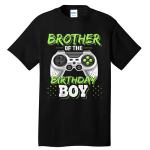 Brother of the Birthday Matching Video Game Birthday Tall T-Shirt