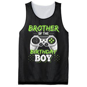 Brother of the Birthday Matching Video Game Birthday Mesh Reversible Basketball Jersey Tank