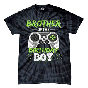 Brother of the Birthday Matching Video Game Birthday Tie-Dye T-Shirt