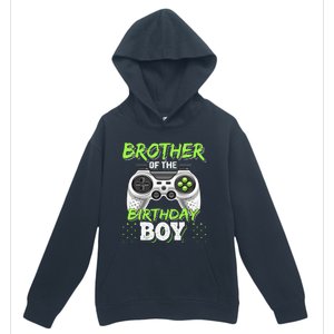 Brother of the Birthday Matching Video Game Birthday Urban Pullover Hoodie