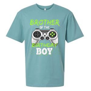 Brother of the Birthday Matching Video Game Birthday Sueded Cloud Jersey T-Shirt