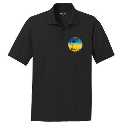 Bring On The Sunshine Beach Vacation Summer Cool Gift PosiCharge RacerMesh Polo