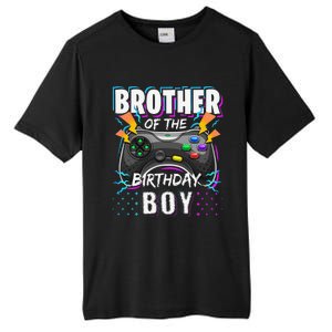 Brother of the Birthday Matching Video Game Birthday Tall Fusion ChromaSoft Performance T-Shirt