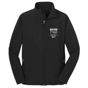 Brother of the Birthday Matching Video Game Birthday Core Soft Shell Jacket