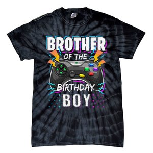 Brother of the Birthday Matching Video Game Birthday Tie-Dye T-Shirt