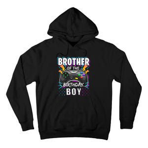 Brother of the Birthday Matching Video Game Birthday Tall Hoodie