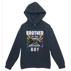 Brother of the Birthday Matching Video Game Birthday Urban Pullover Hoodie