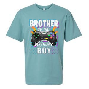 Brother of the Birthday Matching Video Game Birthday Sueded Cloud Jersey T-Shirt