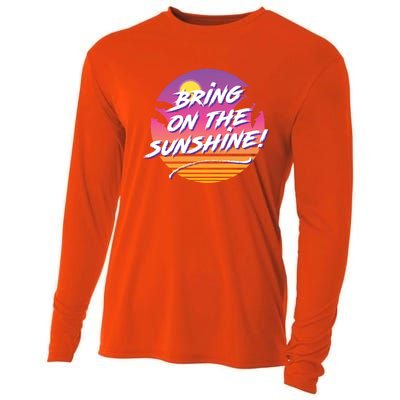 Bring On The Sunshine Cool Tropical Casual Beach Graphic Gift Cooling Performance Long Sleeve Crew