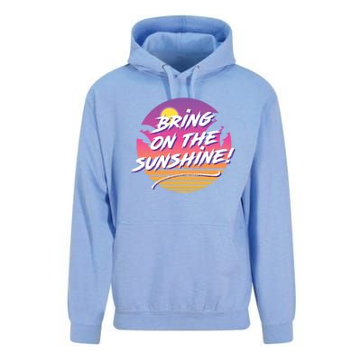 Bring On The Sunshine Cool Tropical Casual Beach Graphic Gift Unisex Surf Hoodie