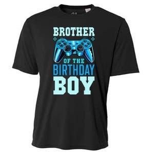 Brother of the Birthday Matching Video Gamer Birthday Cooling Performance Crew T-Shirt