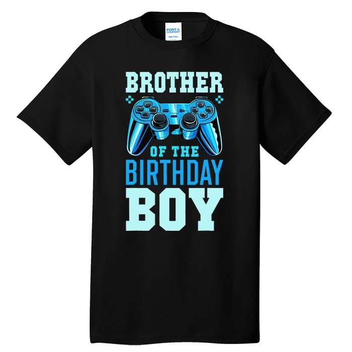 Brother of the Birthday Matching Video Gamer Birthday Tall T-Shirt